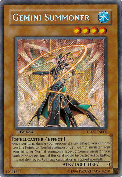 Gemini Summoner [TAEV-EN000] Secret Rare | Enigma On Main