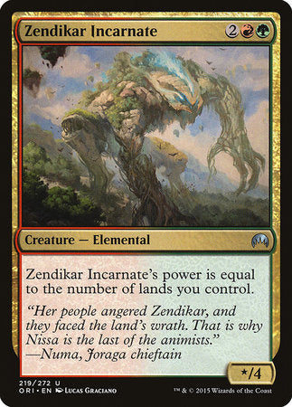 Zendikar Incarnate [Magic Origins] | Enigma On Main