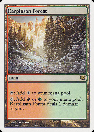 Karplusan Forest [Ninth Edition] | Enigma On Main