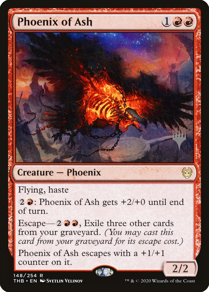 Phoenix of Ash (Promo Pack) [Theros Beyond Death Promos] | Enigma On Main