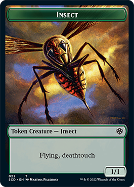 Insect // Soldier Double-Sided Token [Starter Commander Decks] | Enigma On Main