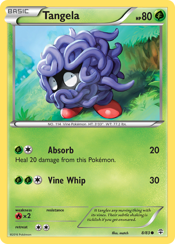 Tangela (8/83) [XY: Generations] | Enigma On Main