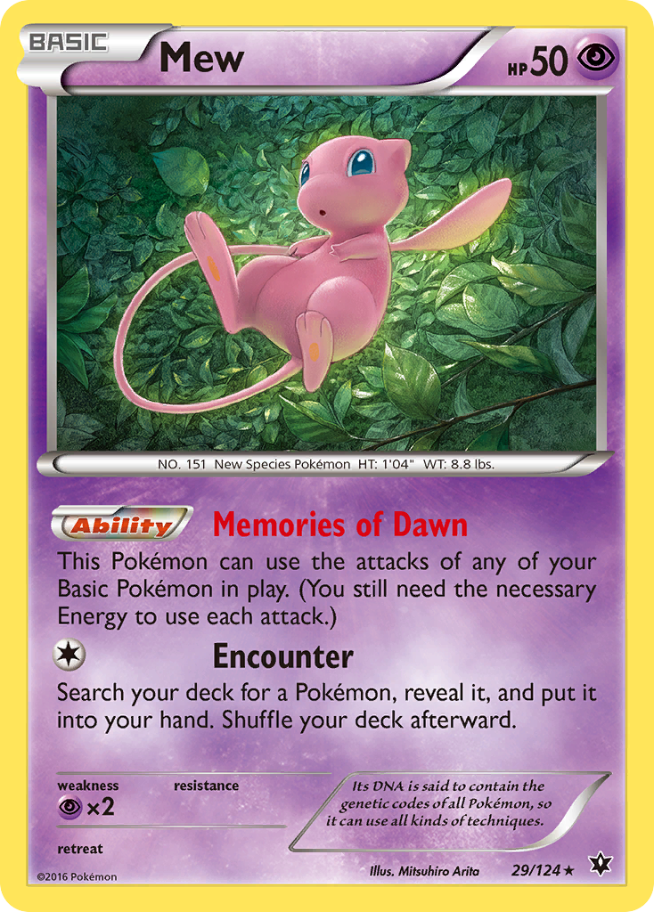 Mew (29/124) [XY: Fates Collide] | Enigma On Main