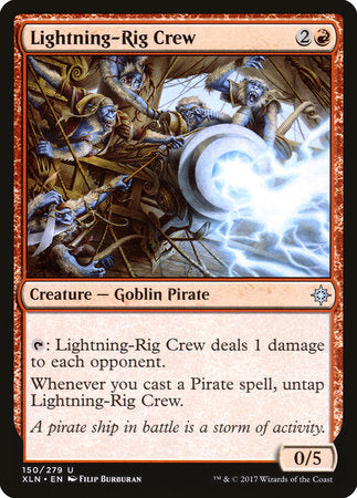 Lightning-Rig Crew [Ixalan] | Enigma On Main