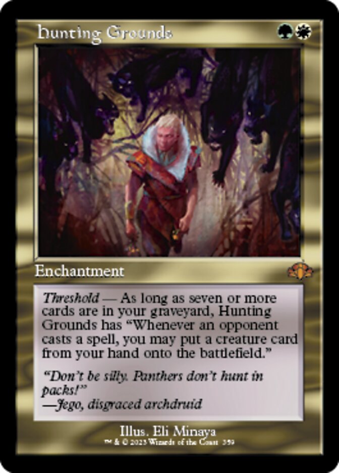 Hunting Grounds (Retro) [Dominaria Remastered] | Enigma On Main