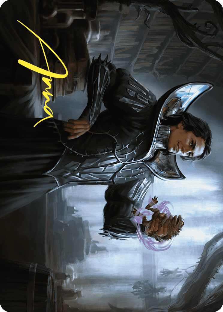 Spiteful Hexmage Art Card (Gold-Stamped Signature) [Wilds of Eldraine Art Series] | Enigma On Main