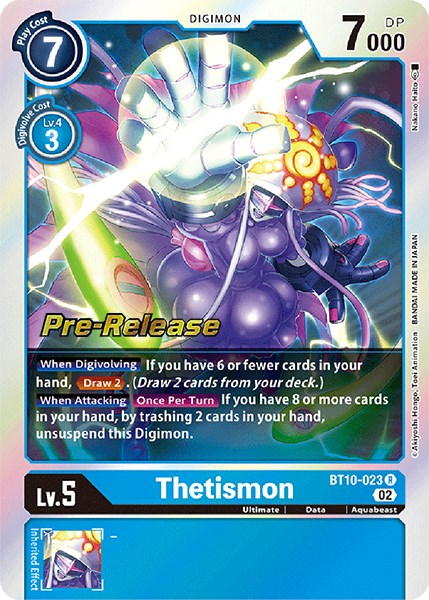 Thetismon [BT10-023] [Xros Encounter Pre-Release Cards] | Enigma On Main