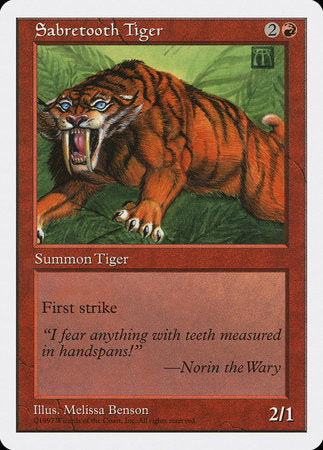 Sabretooth Tiger [Fifth Edition] | Enigma On Main