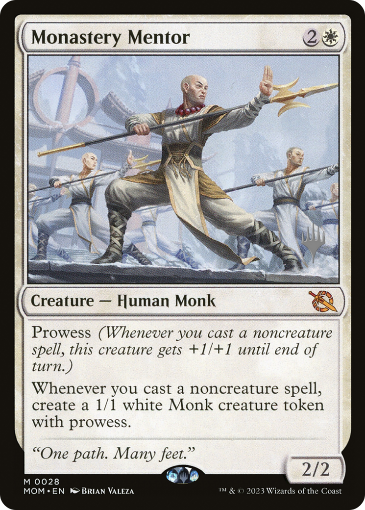 Monastery Mentor (Promo Pack) [March of the Machine Promos] | Enigma On Main