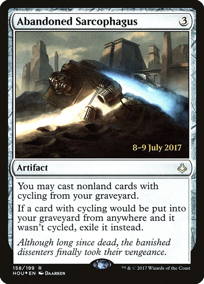 Abandoned Sarcophagus  [Hour of Devastation Prerelease Promos] | Enigma On Main
