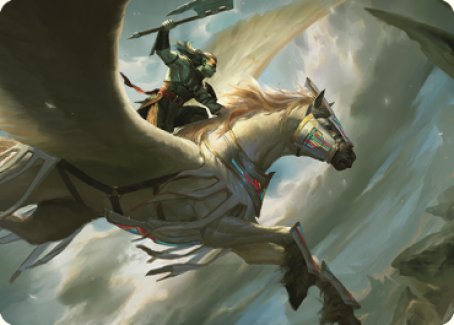 Cleaving Skyrider Art Card [Dominaria United Art Series] | Enigma On Main