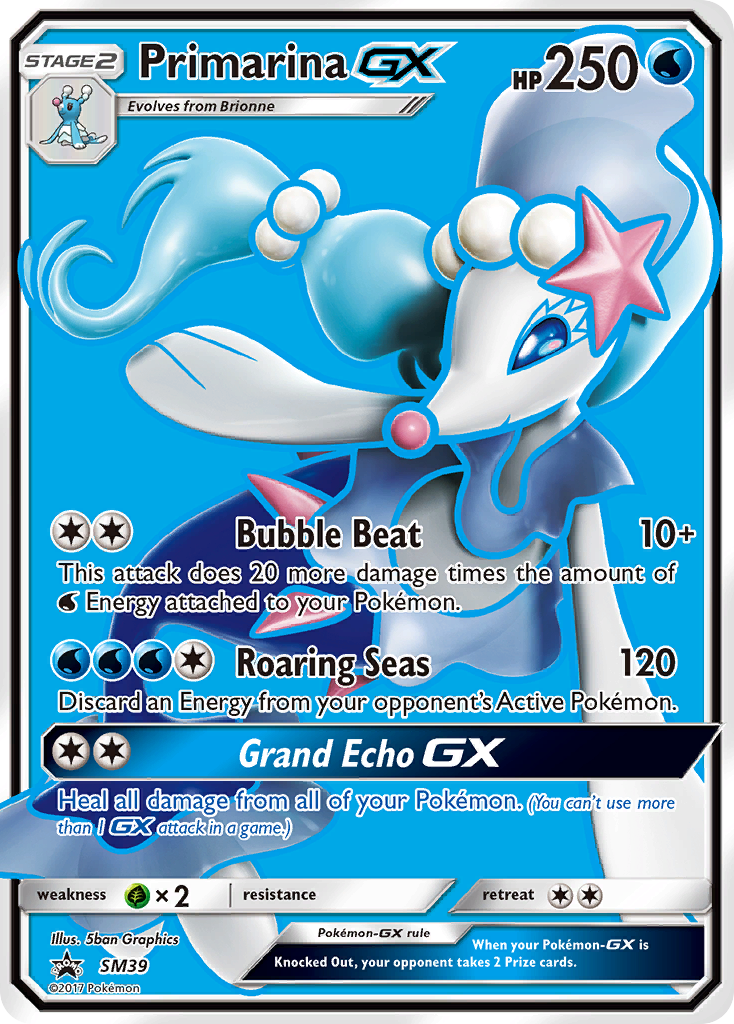 Primarina GX (SM39) [Sun & Moon: Black Star Promos] | Enigma On Main