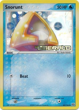 Snorunt (64/106) (Stamped) [EX: Emerald] | Enigma On Main