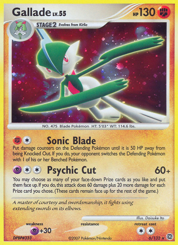 Gallade (6/132) [Diamond & Pearl: Secret Wonders] | Enigma On Main