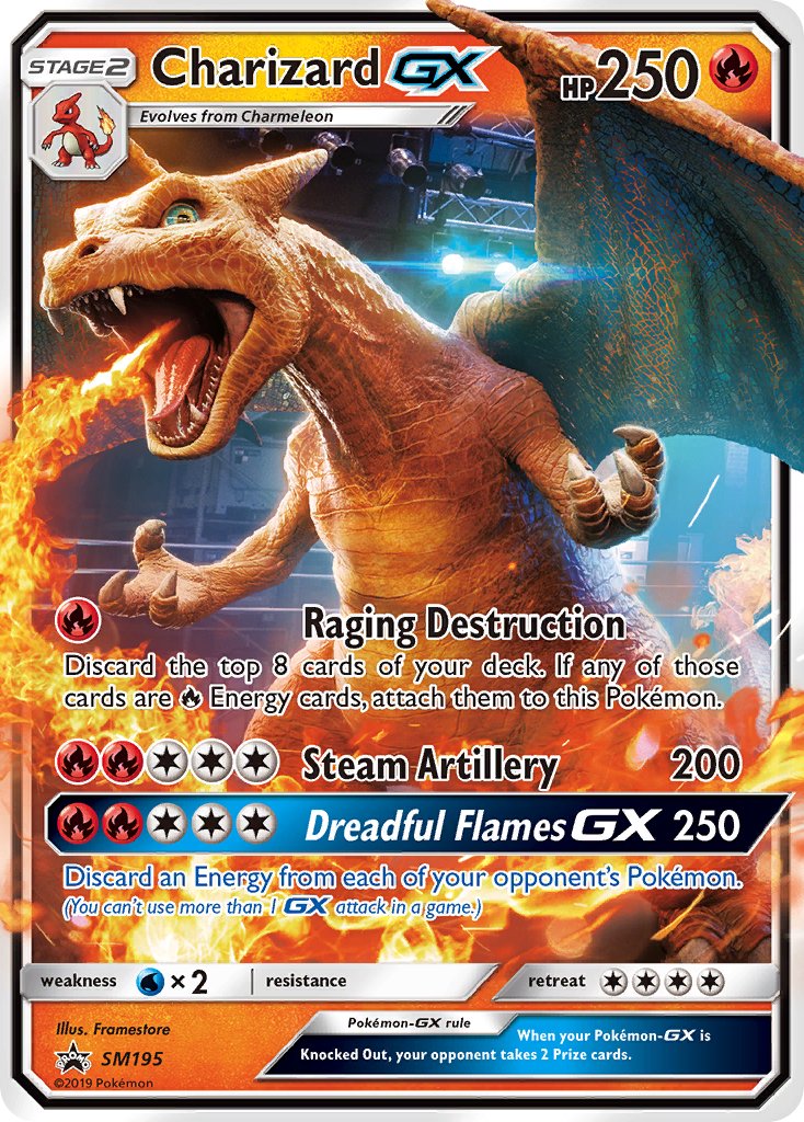 Charizard GX (SM195) [Sun & Moon: Black Star Promos] | Enigma On Main