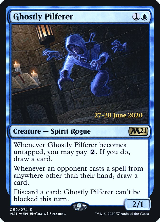 Ghostly Pilferer  [Core Set 2021 Prerelease Promos] | Enigma On Main