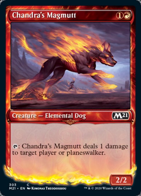 Chandra's Magmutt (Showcase) [Core Set 2021] | Enigma On Main