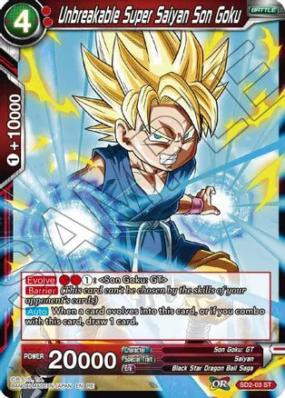 Unbreakable Super Saiyan Son Goku [SD2-03] | Enigma On Main