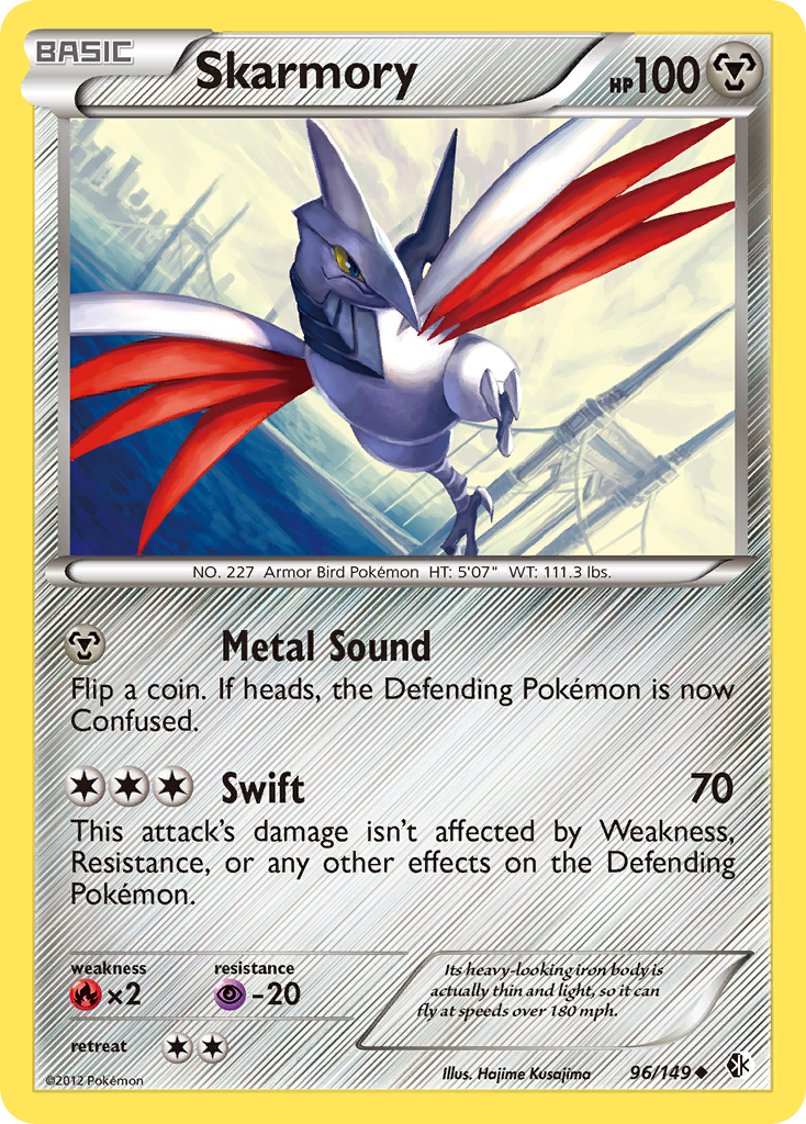 Skarmory (96/149) [Black & White: Boundaries Crossed] | Enigma On Main