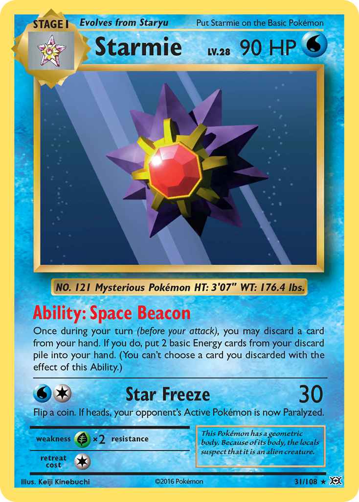 Starmie (31/108) [XY: Evolutions] | Enigma On Main