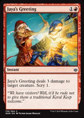 Jaya's Greeting [War of the Spark] | Enigma On Main