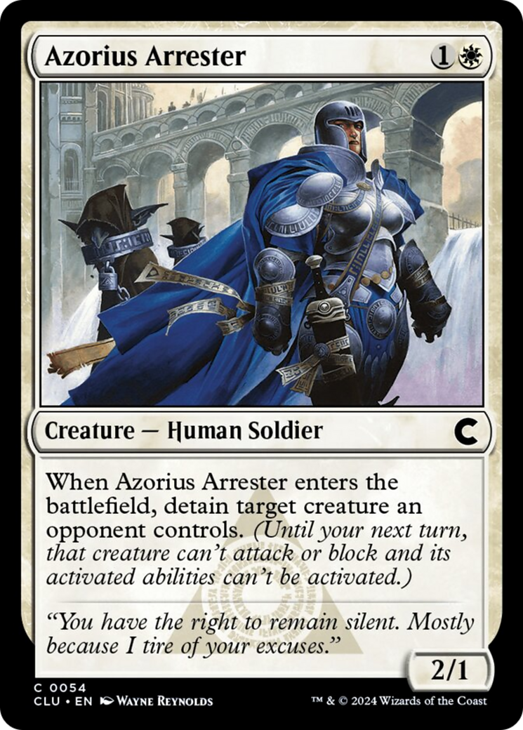 Azorius Arrester [Ravnica: Clue Edition] | Enigma On Main