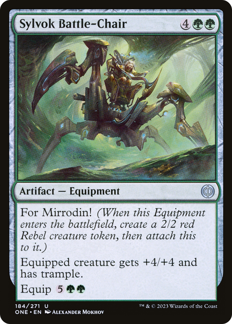 Sylvok Battle-Chair [Phyrexia: All Will Be One] | Enigma On Main