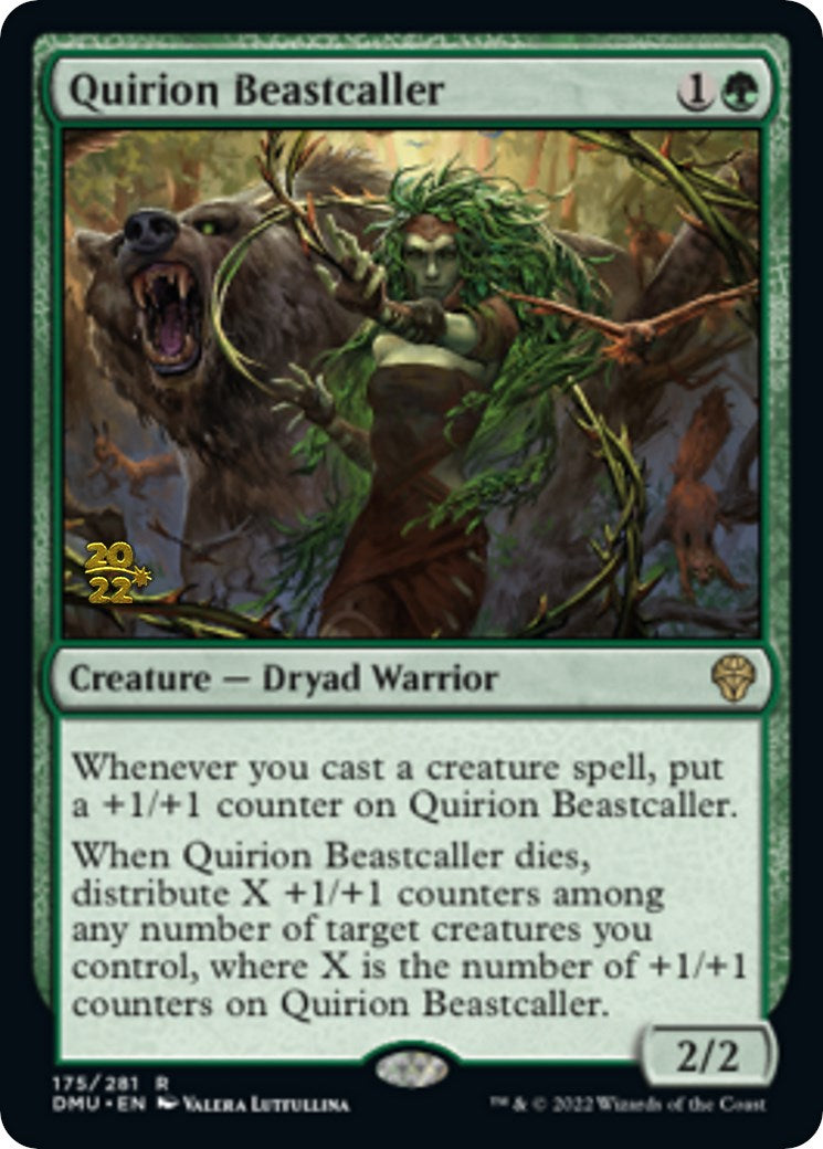 Quirion Beastcaller [Dominaria United Prerelease Promos] | Enigma On Main