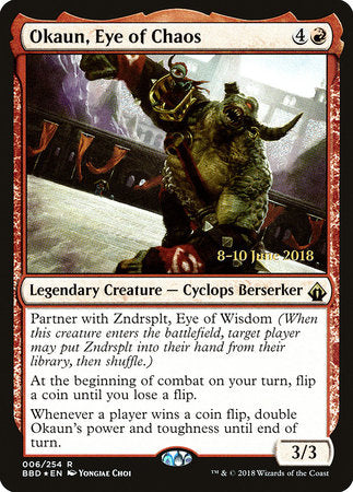 Okaun, Eye of Chaos [Battlebond Promos] | Enigma On Main