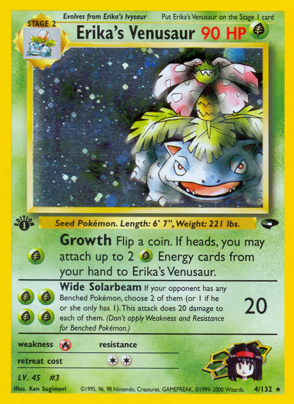 Erika's Venusaur (4/132) [Gym Challenge 1st Edition] | Enigma On Main