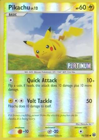 Pikachu (70/100) [Burger King Promos: 2009 Collection] | Enigma On Main