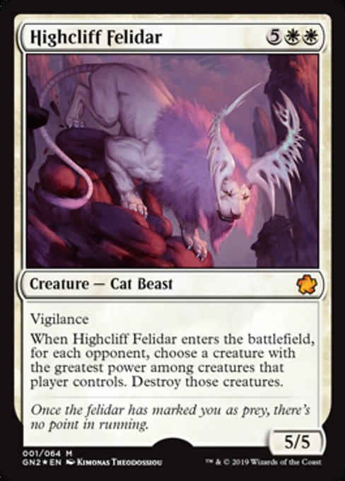 Highcliff Felidar [Game Night 2019] | Enigma On Main