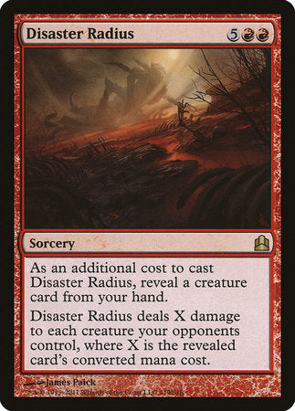 Disaster Radius [Commander 2011] | Enigma On Main