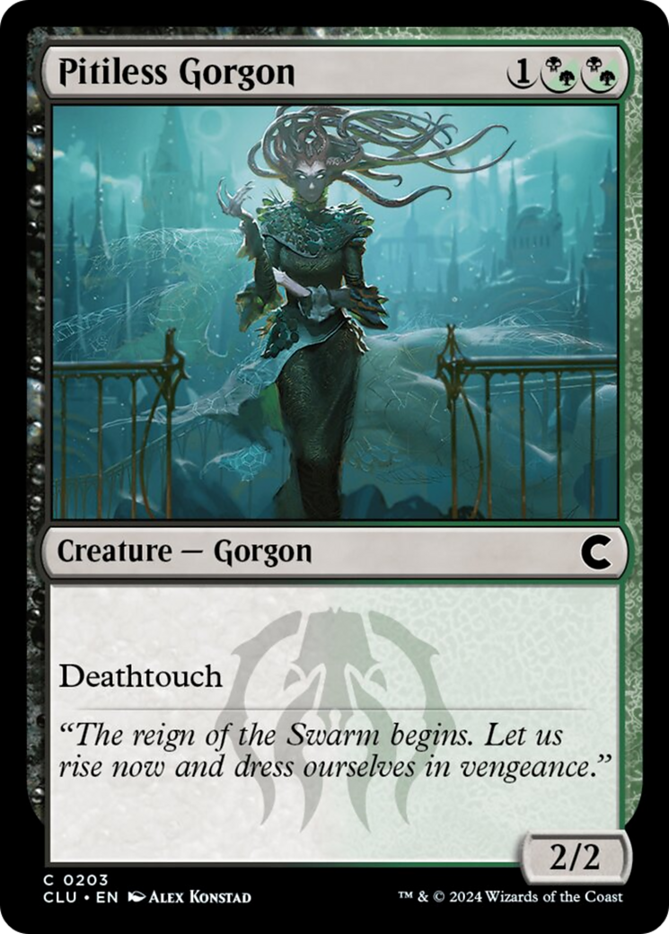 Pitiless Gorgon [Ravnica: Clue Edition] | Enigma On Main