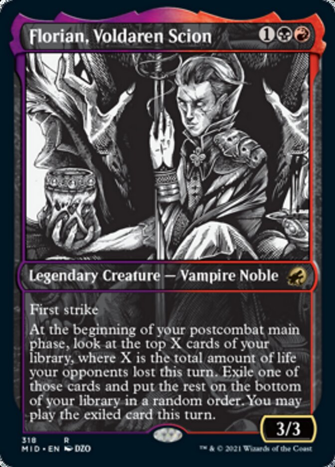 Florian, Voldaren Scion (Showcase Eternal Night) [Innistrad: Midnight Hunt] | Enigma On Main