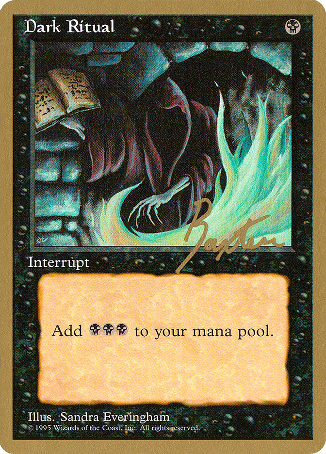 Dark Ritual (George Baxter) [Pro Tour Collector Set] | Enigma On Main