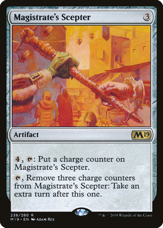 Magistrate's Scepter [Core Set 2019] | Enigma On Main