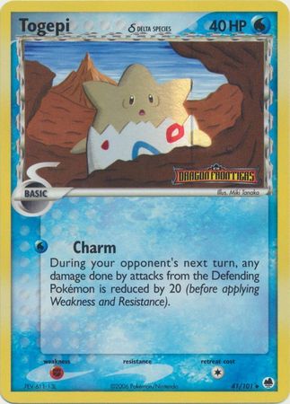 Togepi (41/101) (Delta Species) (Stamped) [EX: Dragon Frontiers] | Enigma On Main