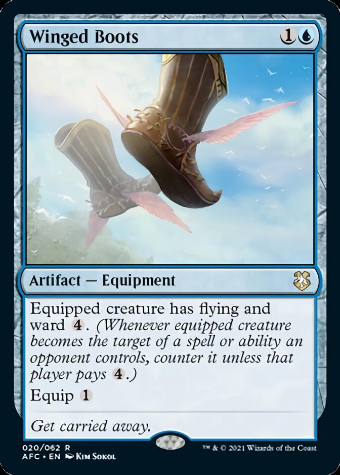 Winged Boots [Dungeons & Dragons: Adventures in the Forgotten Realms Commander] | Enigma On Main