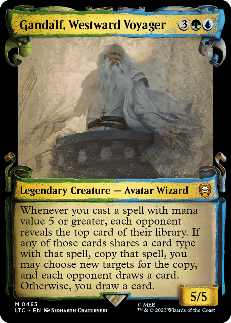 Gandalf, Westward Voyager [The Lord of the Rings: Tales of Middle-Earth Commander Showcase Scrolls] | Enigma On Main