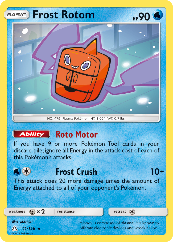 Frost Rotom (41/156) [Sun & Moon: Ultra Prism] | Enigma On Main