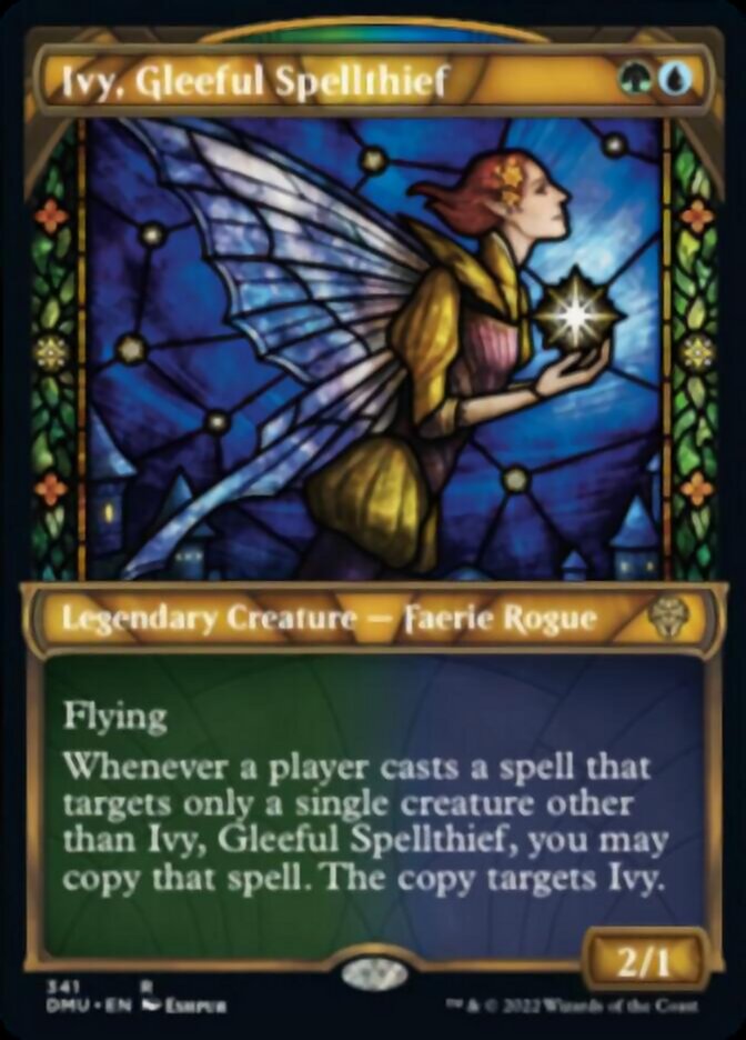 Ivy, Gleeful Spellthief (Showcase Textured) [Dominaria United] | Enigma On Main