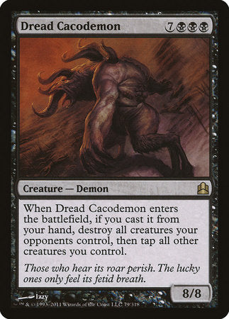 Dread Cacodemon [Commander 2011] | Enigma On Main