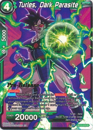 Turles, Dark Parasite (BT12-079) [Vicious Rejuvenation Prerelease Promos] | Enigma On Main