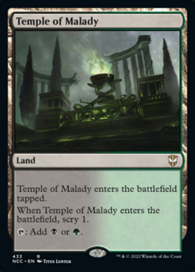 Temple of Malady [Streets of New Capenna Commander] | Enigma On Main