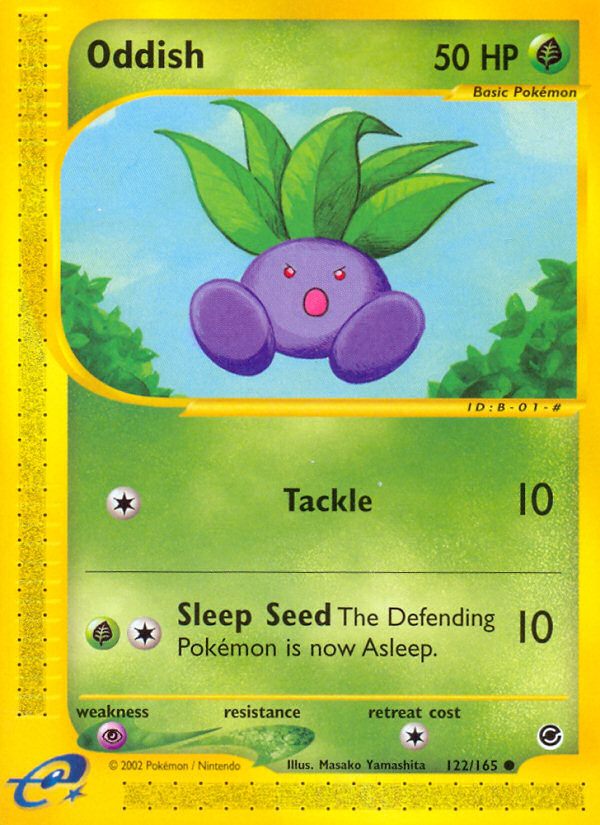 Oddish (122/165) [Expedition: Base Set] | Enigma On Main