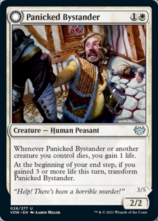 Panicked Bystander // Cackling Culprit [Innistrad: Crimson Vow] | Enigma On Main