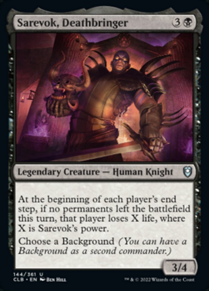 Sarevok, Deathbringer [Commander Legends: Battle for Baldur's Gate] | Enigma On Main