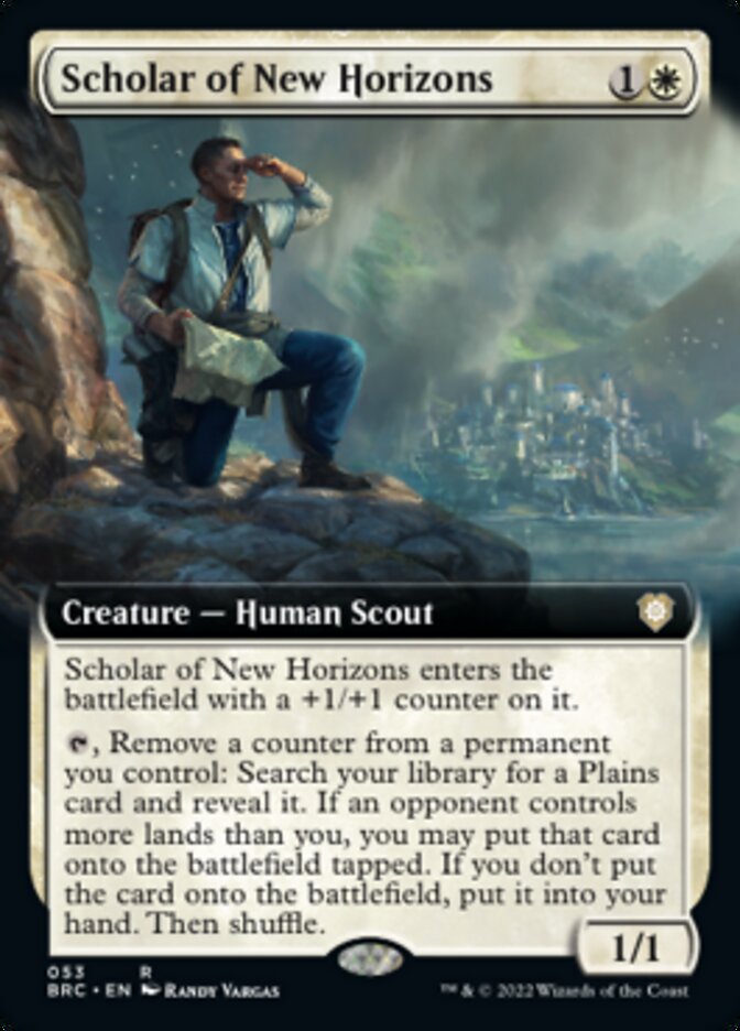 Scholar of New Horizons (Extended Art) [The Brothers' War Commander] | Enigma On Main