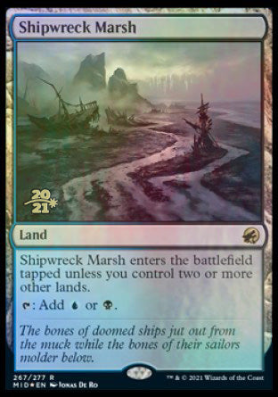 Shipwreck Marsh [Innistrad: Midnight Hunt Prerelease Promos] | Enigma On Main